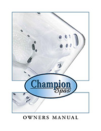 Champion Spas Owners Manual