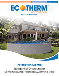Ecotherm Freeform Pool Installation Manual