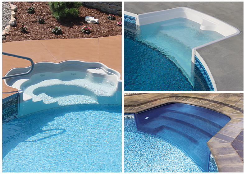 Thermoplastic Pool Step