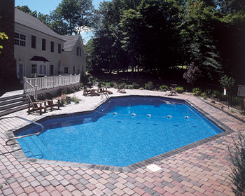 Grecian Inground Pool Shapes & Sizes Gallery