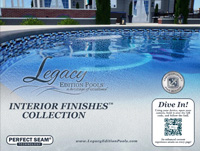 Choose the perfect liner for your pool makeover with our Legacy Edition Pools Interior Pool Finishes Brochure