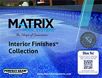 Matrix Interior Pool Finishes Brochure - Browse Our Inground Liner Patterns and See How They Will Look In Your Pool