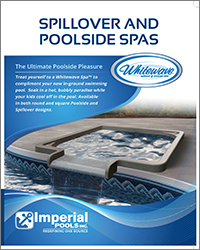 Whitewave™ Poolside and Spillover Spas