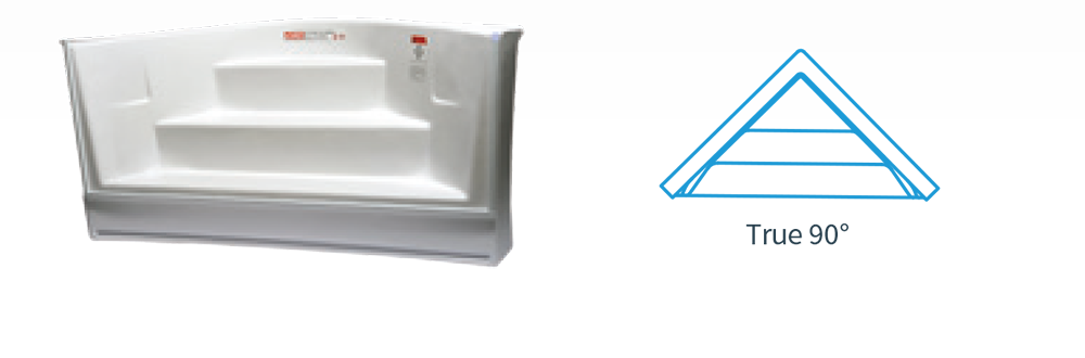 Corner Step - Cantilever or Trimline