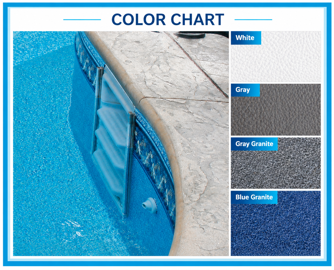 Saratoga Step Color Swatches and Options