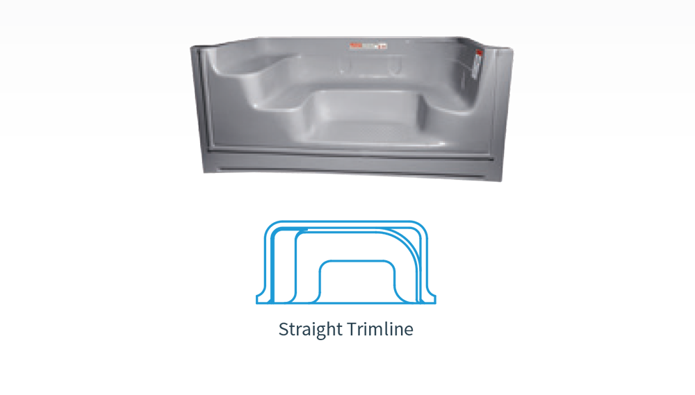 Step-N-Spa: Straight | Cantilever or Trimline