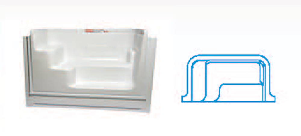 Swimout Step - Cantilever or Trimline