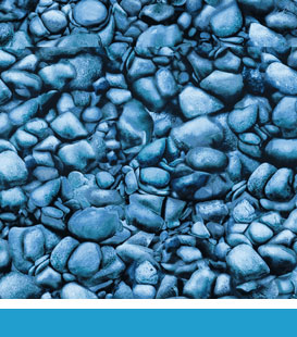 Sandpebble 30 Gauge | Accroche toile bleu pâle